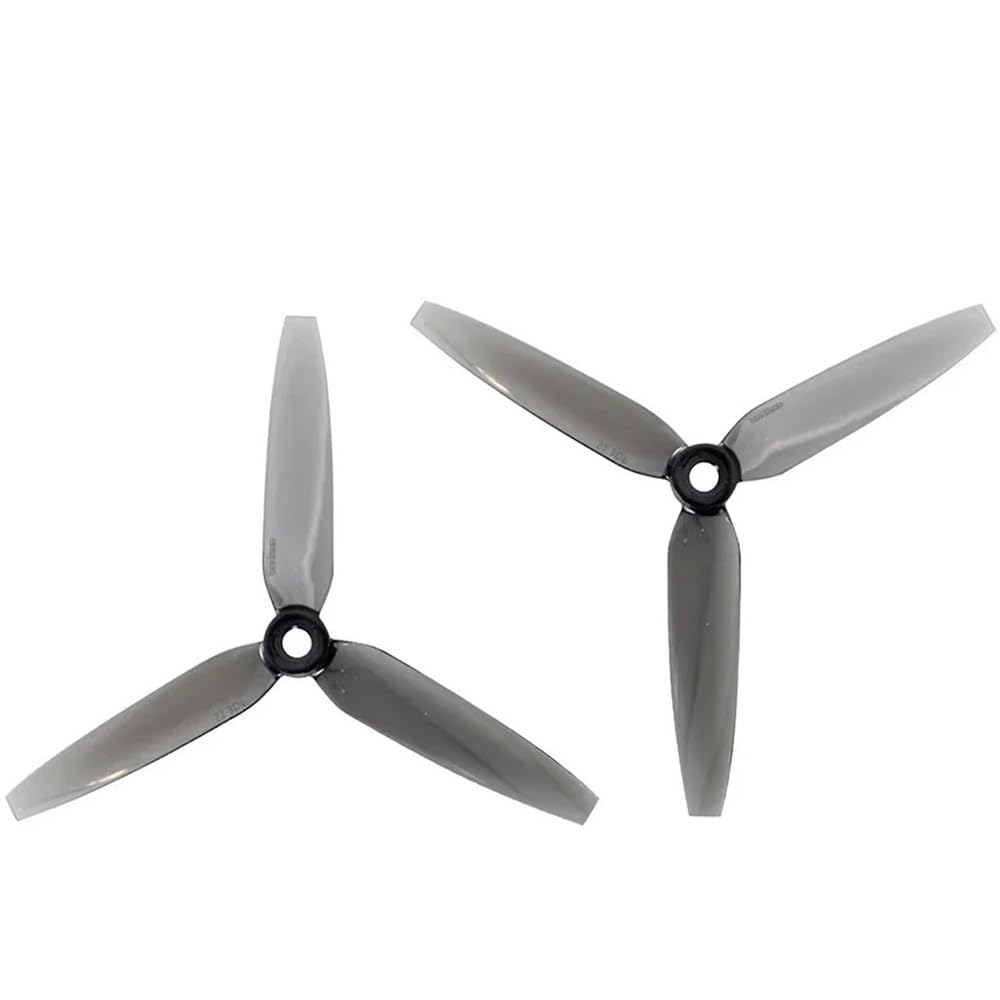 Hélice 3 pales 5 pouces résistante en gris pour drone FPV 3D de précision - 2