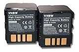 De la marca vhbw. vhbw 2X Set de batería 1200mAh (7.2V) para cámara JVC como BN-VF714, BN-VF714U, BN-VF707, BN-VF707U, BN-VF733, BN-VF733U.