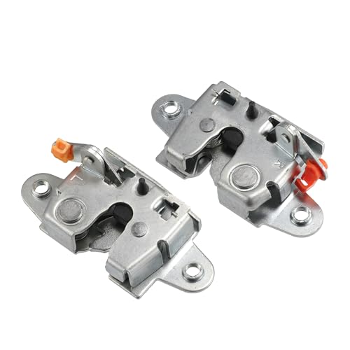 Image of X AUTOHAUX Replacement Rear Liftgate Door Lock Actuator for Toyota Tacoma 2005-2006 Tailgate Latch Assembly No.6578004030 /6579004040 Silver Tone 1 Pair
