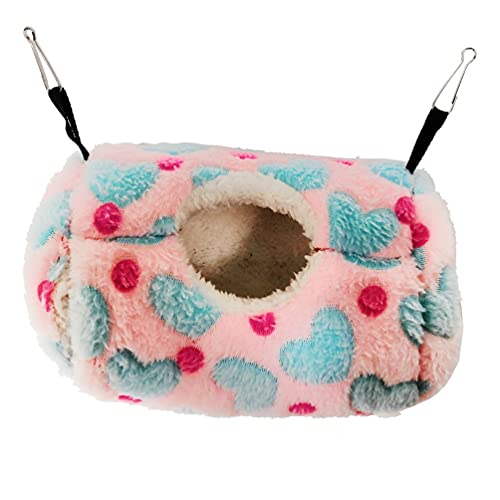 Image of Litewoo Sugar Glider Sleeping Pouch Small Animal Hammock Bed Nest, Pink