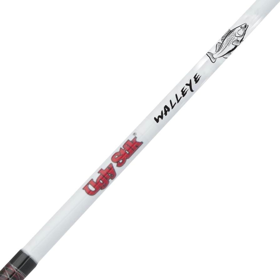 ugly stik® spinning combo walleye round - 7'6" - ml - 2pc