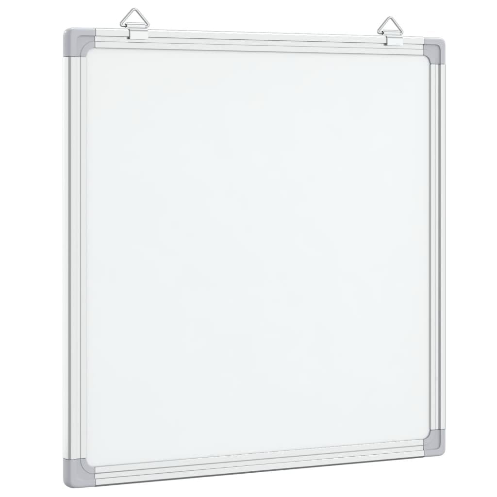 vidaXL Magnetic Whiteboard, Dry Erase White Board for Wall, Writing Board for Home Office and School, Writing Board for Notice Memo, Aluminium