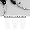 SG Store 10 Pairs Eyeglasses Nose Pads Silicone Oval D-Shaped 7x14mm Nose Pads Compatible with Tom Ford Eyeglasses/Sunglasses Screw-in/Snap-in #1
