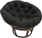 REMPLISSAGE COMPLET: Le coussin de chaise Papasan d'extérieur est rempli de particules d'éponge de haute qualité, qui ont une grande élasticité et ne sont pas faciles à déformer et à effondrer après une utilisation à long terme. Le rembourrage est très complet et épais, ce qui est très confortable en position assise, vous offrant un confort et un soutien ultimes.