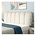 WYFDC Posteriore Molle Cuscino Cuscino del Cuneo for Il Letto Divano a Leggere Cuscino Grande Testata Cuscino Posteriore Supporto Schienale Pallet Pillow (Color : Beige, Size : 180 * 60cm)