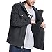 Levi's Men's Big and Tall Wool Blend Military Jacket with Hood, charcoal, XLT