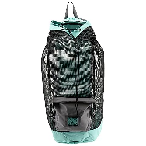AKONA Huron DX Heavy Duty Mesh Backpack with Dry Bag - Tiffany Cover