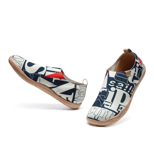 UIN Men's Art Travel Shoes Slip On Loafers Comfort Lightweight Fashion Vacation Sneaker4
