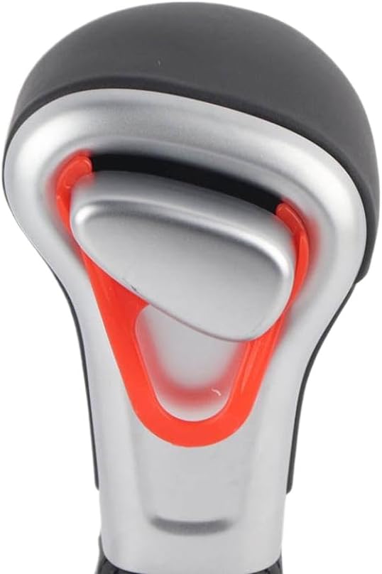 Car Gear Shift Knob Gaitor Boot Cover Black Leather Compatible with A5 A4L Q5 B8 B8PA