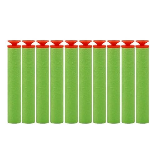 VGRASSP Soft Foam Suction Bullets Darts for Toys Guns -Sticky Safe Bullets Compatible with Nerf N-Strike and Blaze Storm Blaster Guns (Pack of 30 Bullets)