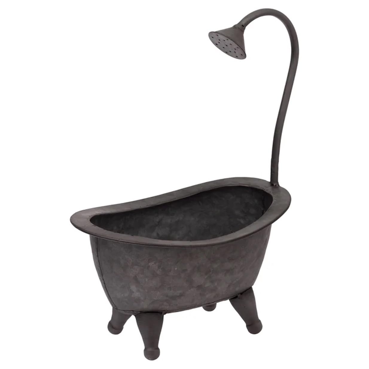 Boston International Galvanized Footed Bathtub, Ash Grey-image-33