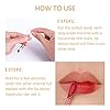 Rednow 20pcs Tattoo Lipstick Cotton Swab, Durable Waterproof Non-Stick Tattoo Lipstick, Portable Lip Tint (Four colors mixed)