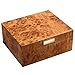 AMZOPDGS Boîte à cigares en Bois, boîte à Cigarettes Mini humidificateur Portable boîte à cigares étui de Rangement en Bois pour conteneur de Cigarettes