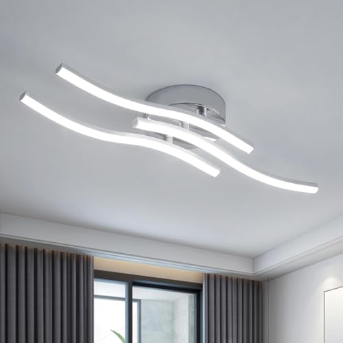 Dorlink Lampadario LED Soffitto, Plafoniera LED Soffitto Moderna, Lampadario Camera da Letto, 18W...