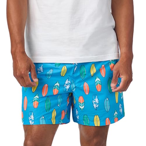 Image of Saint Eve Mens Swim Trunks 6 Inch Inseam Quick Dry Beach Shorts with Mesh Liner Dad and Me Matching