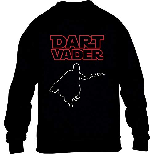 Kids Dart Vader - Witziges Motiv für Darts Fans Kinder Pullover Sweatshirt S 116 Schwarz Kids Dart Vader - Witziges Motiv für Darts Fans Kinder Pullover Sweatshirt S 116 Schwarz