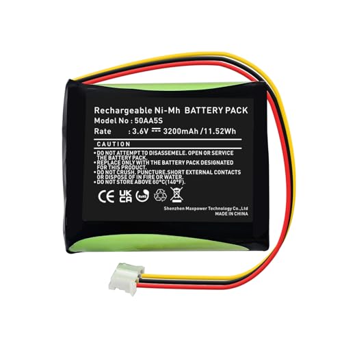 50AA5S Ersatzakku für Toniebox 1 Stück 3,6V 3200mAh NI-MH Ersatzakku Kompatibel mit Original Teile-Nr. 50AA5S