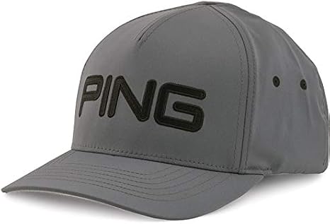 PING Tour Structured Golf Hat Dark Gray 
