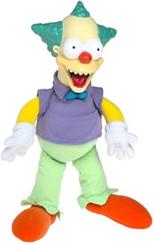 The Simpsons Bart Simpsons GOOD / EVIL KRUSTY THE CLOWN Talking Doll as seen in Treehouse of Horror Episode