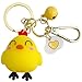 2 Porte-Clés Ensemble Dessin Animé Époxy Poussin Simple Mignon Hommes Hommes Femmes Romantique Couple Porte-Clés Cartable Pendentif Tendance Tendance Cadeau Exquis Pas Cher Fille Enfants Porte-Clés Dr