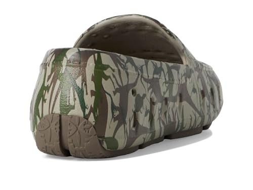 Image of Floafers Kids Unisex Prodigy Driver Print (Big Kid) Khaki Dino Camo 4 Big Kid M