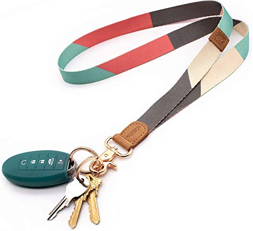 POCKT Slim Card Holder Wallet + Wrist and Neck Lanyard for Keys Bundle for Women | Cross3