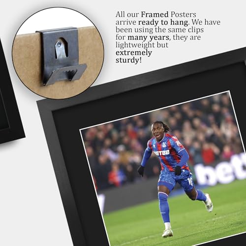 Cadre Eberechi Eze autographe imprimé Crystal Palace A3
