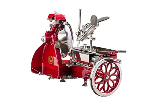 FAC - Allesschneider Schwungrad Curvy Line 300-Lama 30 cm - Teile Stahl - V.Blumig - Rot – Bild 3