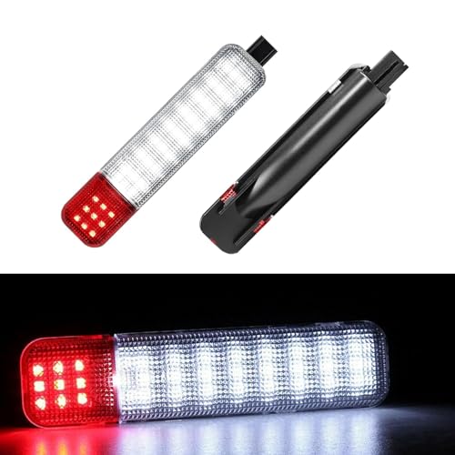 2 luces LED para panel de puerta de auto, blanco miniatura 5