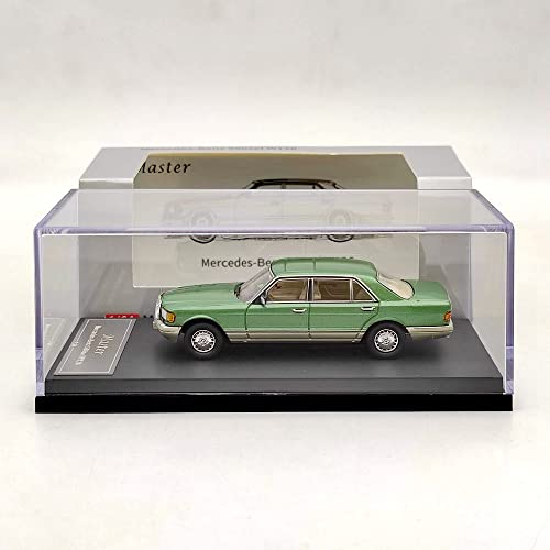 Master 1/64 For Mercedes-Benz S560Sel W126 Double Color Diecast Toys Car Models Collection Gifts Limited Edition (Green) #TOP2