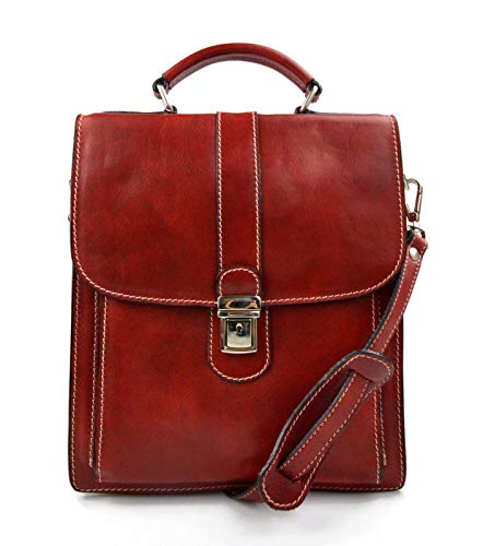 Sac à bandoulière en cuir élégant pour homme et femme, finition artisanale