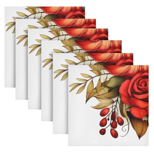 Servilletas de Tela Multicolor Pack x6 20x20 in miniatura 2
