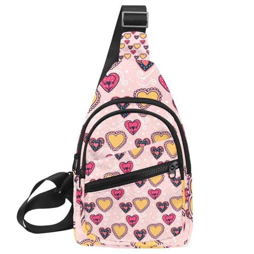 Sac à bandoulière pour voyage et randonnée, pochette poitrine étanche