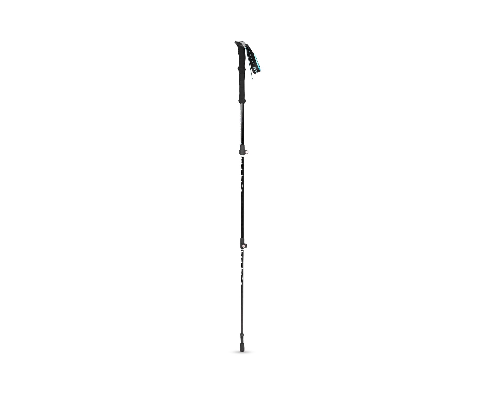Hiking Pole | Lightweight | Ergonomic Grip | Collapsable with Length Adjustment | ET1104 | Black-image-48