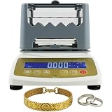 ▶ 【Test Non Distruttivo】 Questo tester elettronico digitale per la purezza dell'oro utilizza un metodo di analisi della densità di tipo non distruttivo. Valuta con accuratezza la purezza di oro, argento e altri metalli preziosi senza la necessità di tagliare, graffiare o alterare il campione, garantendo che gioielli, lingotti d'oro o oggetti da collezione non subiscano danni o perdite di valore
