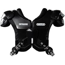 Battle Sports Defender Football Shoulder Pads The Lightest, Most Protective in Its Class Aerospace Grade Materials, Ventilated Design, Removable Sternum Plate, Foam Neck Roll