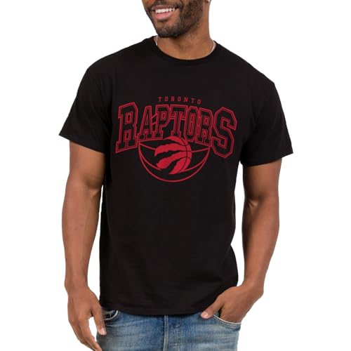Toronto Raptors NBA Monochromatic Logo Arch - Adult Short Sleeve Fan T-Shirt for Men and Women