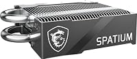 MSI SPATIUM M570 PRO FROZR SSD 2TB mit Kühlkörper - PCIe 5.0 NVMe M.2, 12.400MB/s Lesen & 11.800MB/s Schreiben, 3D NAND, integrierte Datensicherheit - 1400 TBW – Ansicht 4