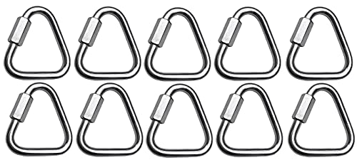 Maillon triangular de seguridad MarineNow 316 de 4mm para evitar la oxidación en náutica