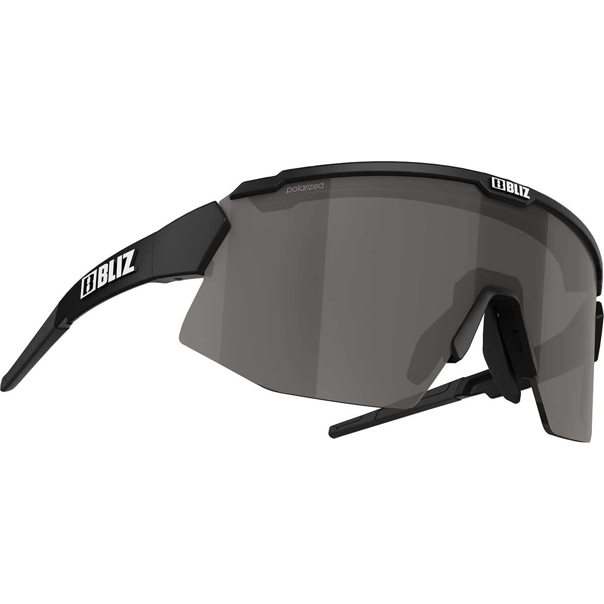 Bliz Sportbrille Breeze Polarized, Matt Black-Brown Silver Mirror