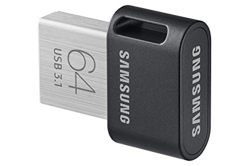 Image of SAMSUNG MUF-64AB /APC FIT Plus 64GB - 300MB /s USB 3.1 Flash Drive, Black /Sliver