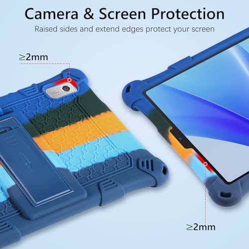 Guagua X3511 Compatible With Lenovo Tab M9 Case 9.0 Inch 2023(Tb-310Fu) Adjustable Stand Kids Friendly Soft Silicone Shockproof Anti-Scratch Protective Tablet Case thumb #3