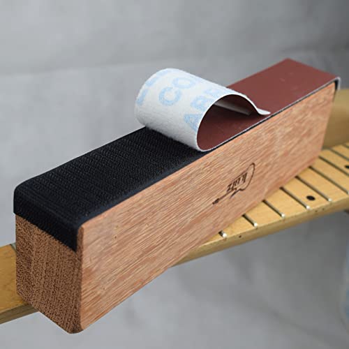 Iluiz Guitar Fret Leveling Sanding Beam With Replaceable Sandpaper Bass Guitar Fret Leveler Leveling File. Luthiers Tool Fretboard Sanding Block With 180 320 600 1000 Grit. #TOP5