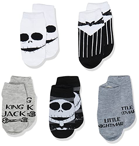 Image of Disney unisex-baby Disney Nightmare Before Christmas 5 Pack Shorty SocksSocks