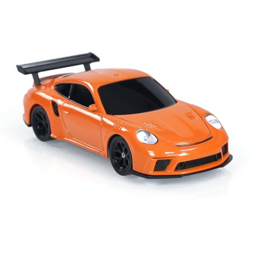 wheelfun 1/43 Radio Control Drift Car 4WD RC 2.4g Mini Race Car High Speed Model for Hobby(Orange)