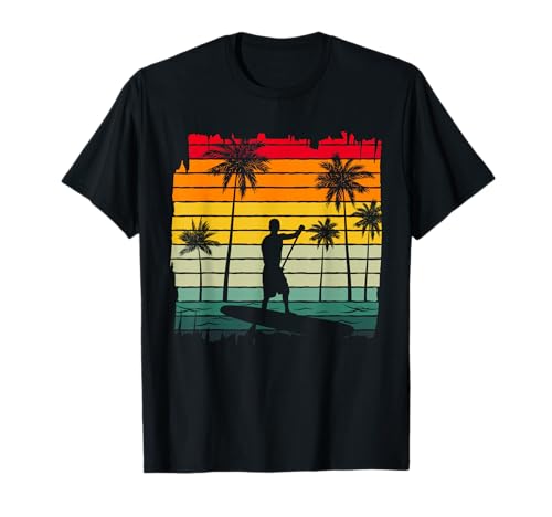 Stand Up Paddle SUP Wassersport Stehpaddler Sport Ozean T-Shirt
