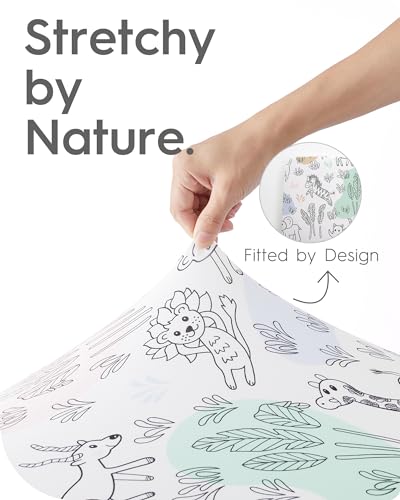 Image of Premium Soft boy Crib Sheets, Ultra Breathable Crib Fitted Sheet, Super Stretchy Baby Bed Sheets 28''x52''x9'' Extra Deep Pocket