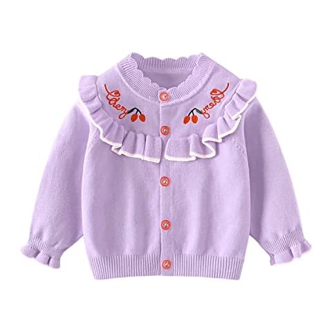 Rolanko Cárdigan de punto para bebé niña con botones Cover