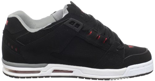 Image of Globe Men's Sabre Skate Shoe,Black /Neutral Grey /Red,14 D US