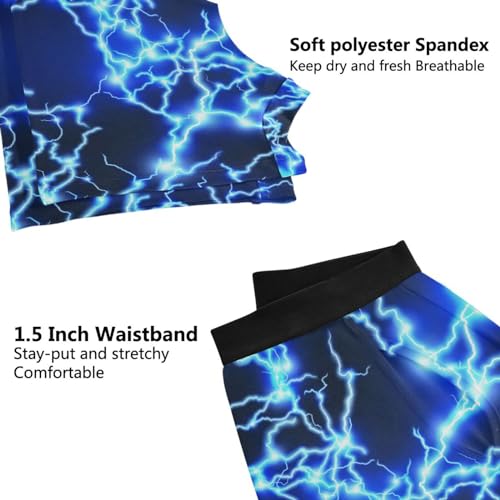 Mens Boxer Briefs Underwear Comfy Breathable 6" Boxer Brief with Fly4